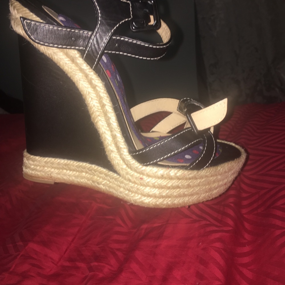 Christian Louboutin wedge sandals